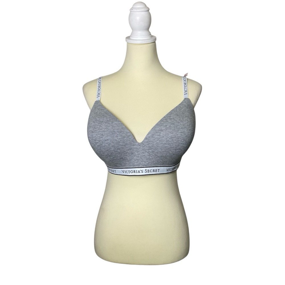 Victoria's Secret THE T-SHIRT Lightly Lined Wireless Cotton Bra Womens Size 38DD